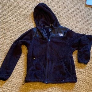 North Face Fleece Hoodie Zip Up
